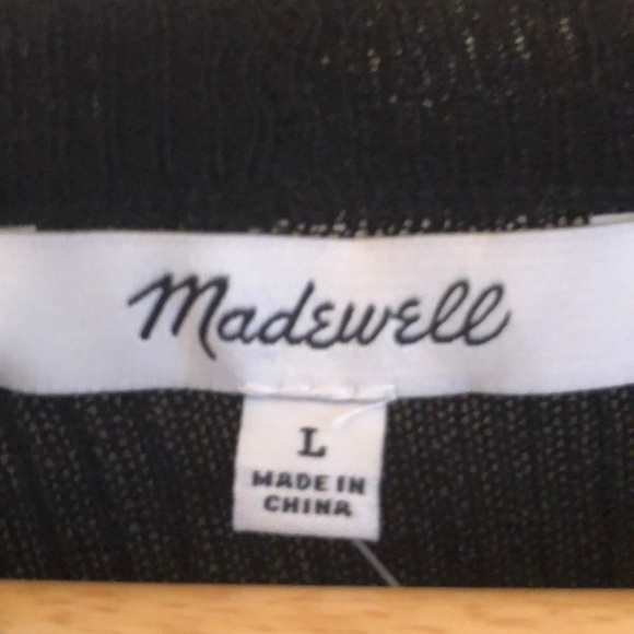 Madewell black flutter sleeve sweater - Picture 4 of 4